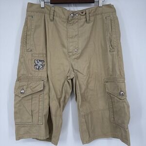Coogi Men's Shorts Size 38 Embroidered Vintage JNCO Style Cargo Wide Leg Jorts